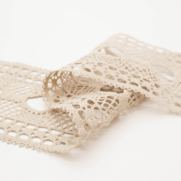 9cm Wide Natural Craft Lace - nomura tailor