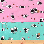 Cotton seamed printed fabric Anteater - nomura tailor