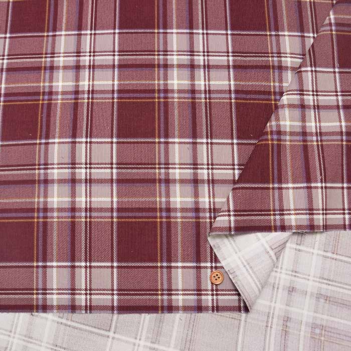 Cotton Corduroy Printed Fabric – Check - nomura tailor