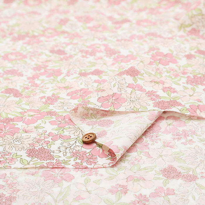T/C Broadcloth Fabric - Flower - nomura tailor