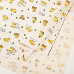Cotton Muslin Print Fabric - Tibetan Fox - nomura tailor