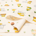Cotton Muslin Print Fabric - Tibetan Fox - nomura tailor