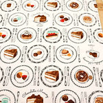 Cotton Oxford Fabric - Chocolatic memory - Sweets - nomura tailor