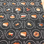 Cotton Oxford Fabric - Chocolatic memory - Sweets - nomura tailor