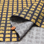 Cotton Muslin Print Fabric - Fish Radicals (Sakana-hen) - nomura tailor