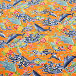 Cotton Broadcloth Fabric - Bingata Style - nomura tailor