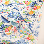Cotton Broadcloth Fabric - Bingata Style - nomura tailor