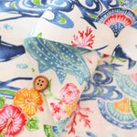 Cotton Broadcloth Fabric - Bingata Style - nomura tailor