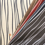 Cotton Dobby Fabric - Wavy Stripes - nomura tailor