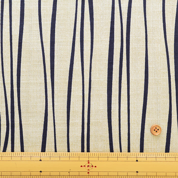 Cotton Dobby Fabric - Wavy Stripes - nomura tailor