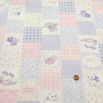 Cotton Oxford Fabric Patchwork - Cat - nomura tailor
