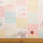 Cotton Oxford Fabric Patchwork - Cat - nomura tailor