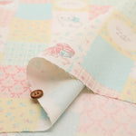 Cotton Oxford Fabric Patchwork - Cat - nomura tailor