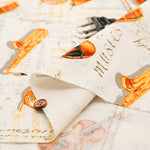 Cotton Oxford Fabric - Musical Instruments - nomura tailor