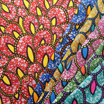 Cotton Muslin printed Fabric - African Flower - nomura tailor