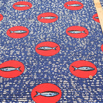 Cotton Muslin printed Fabric  - African Fish - nomura tailor