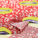 Cotton Muslin printed Fabric  - African Fish - nomura tailor
