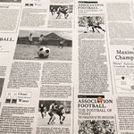 Cotton Oxford Fabric - News Paper - nomura tailor