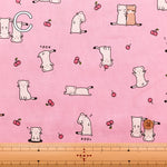 Cotton Muslin Printed Fabric - Ermine - nomura tailor