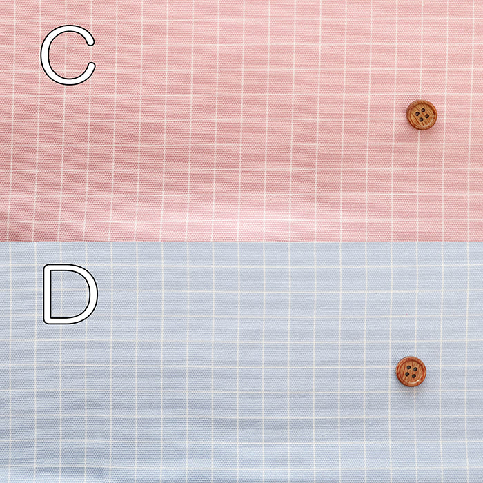 Cotton Oxford Fabric - Check - nomura tailor