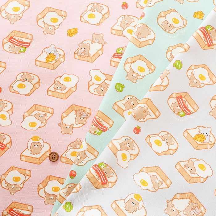 Cotton Oxford Fabric - Bear & Bread - nomura tailor