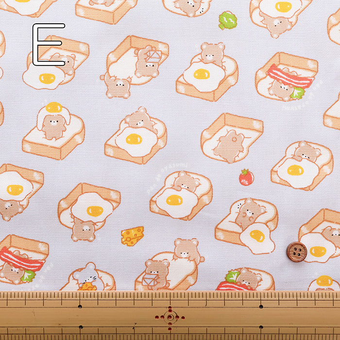 Cotton Oxford Fabric - Bear & Bread - nomura tailor