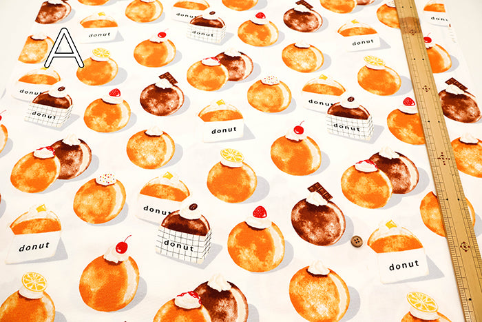 Cotton Oxford Fabric - Donut - nomura tailor