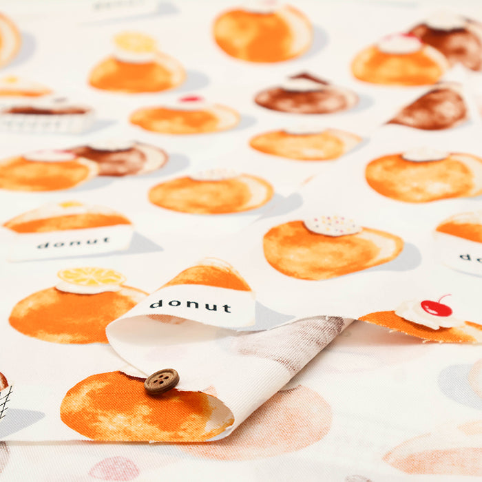 Cotton Oxford Fabric - Donut - nomura tailor