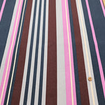 #11 Canvas Printed Fabric - Random Stripe - nomura tailor