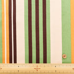 #11 Canvas Printed Fabric - Random Stripe - nomura tailor