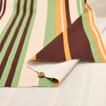 #11 Canvas Printed Fabric - Random Stripe - nomura tailor