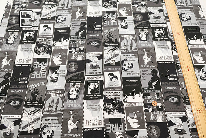 Cotton Oxford Fabric - Cinema Fabric 2 - nomura tailor