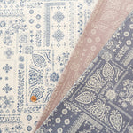 Cotton Corduroy Print Fabric - Paisley - nomura tailor