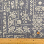 Cotton Corduroy Print Fabric - Paisley - nomura tailor