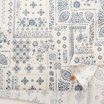 Cotton Corduroy Print Fabric - Paisley - nomura tailor