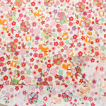 Cotton Muslin Lame (Glitter) Fabric - Waka Shiba Inu - nomura tailor