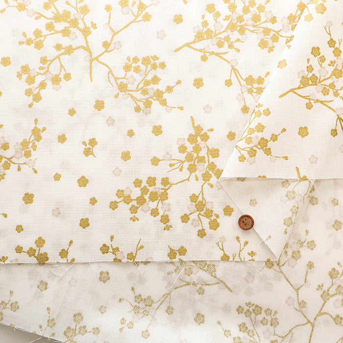 Cotton Muslin Lame (Glitter) Fabric - Plum - nomura tailor