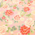 Cotton Satin Slub Fabric - Floral - nomura tailor