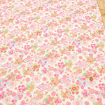Cotton Muslin Lame (Glitter) Fabric -  Cherry Blossom - nomura tailor
