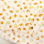 Cotton Muslin Print Fabric - Bread Animal - nomura tailor