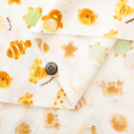 Cotton Muslin Print Fabric - Bread Animal - nomura tailor