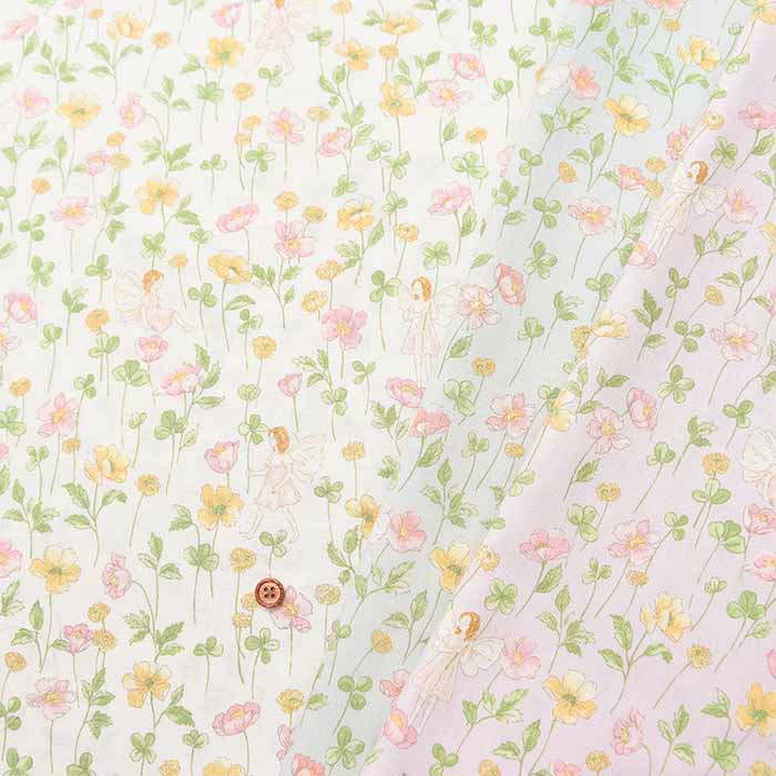 Cotton muslin Printed Fabric - un/no Little Love Letter - nomura tailor