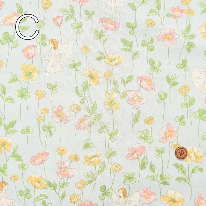 Cotton muslin Printed Fabric - un/no Little Love Letter - nomura tailor
