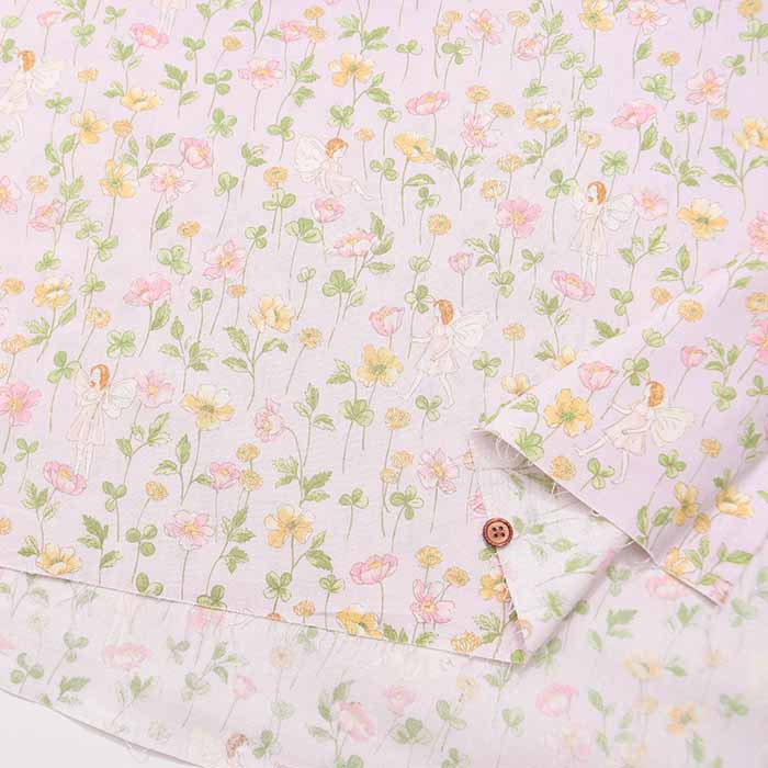 Cotton muslin Printed Fabric - un/no Little Love Letter - nomura tailor