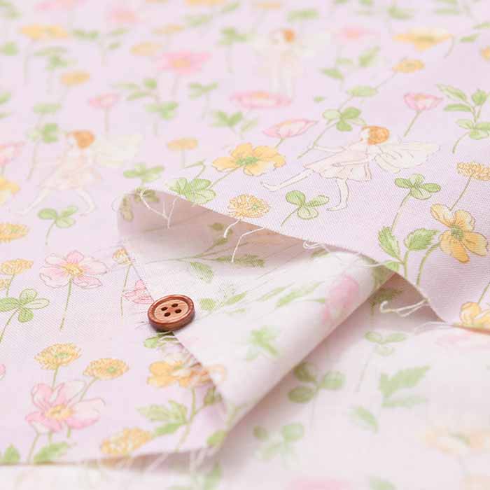 Cotton muslin Printed Fabric - un/no Little Love Letter - nomura tailor