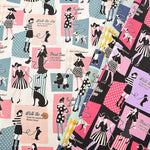 Cotton Muslin Printed Fabric - UN/NO Pretty Woman - nomura tailor