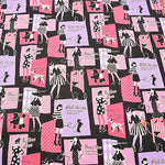 Cotton Muslin Printed Fabric - UN/NO Pretty Woman - nomura tailor