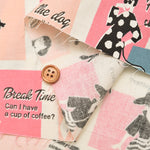 Cotton Muslin Printed Fabric - UN/NO Pretty Woman - nomura tailor