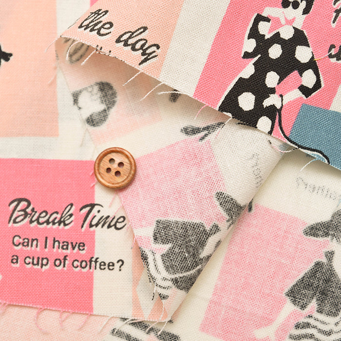 Cotton Muslin Printed Fabric - UN/NO Pretty Woman - nomura tailor