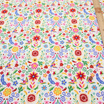 Cotton Muslin printed Fabric un/no - Mexican Flower - nomura tailor